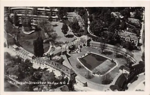 Luftbild Fliegeraufnahme Vöslau Niederösterreich Postkarte 1923