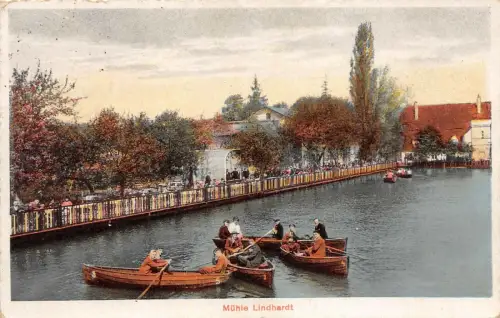 Mühle Lindhardt Bez. Leipzig Bes. Ernst Schurk AK 1930