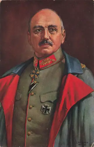 Portrait Generaloberst von Kluck mit Pour le Mérite Postkarte AK 1916