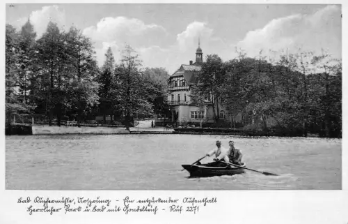 Bad Kupfermühle Chemnitz Sachsen Ursprung Bootfahrer