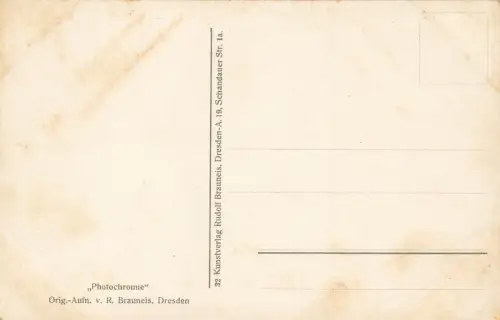Ring Strasse, Neues Rathaus und Landständische Bank Dresden Sachsen Postkarte AK