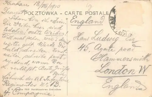 Krakow Rotunda przy bramie Floryanskiej Postkarte AK 1910