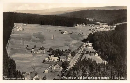 Stadtansicht Steinbach bei Johanngeorgenstadt Erzgebirge Sachsen Postkarte
