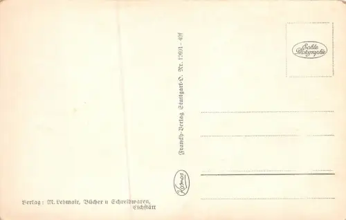 Eichstätt mit Willibaldsburg Postkarte AK