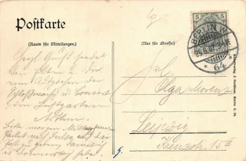 Gruss aus Berlin Mittags im Lustgarten Postkarte AK 1907