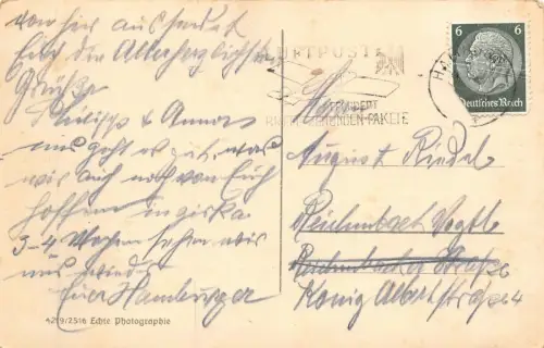 Hamburg Strassen-Elbbrücke Postkarte AK