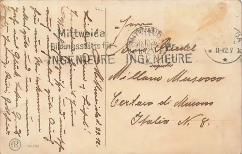 P. Ebner Fröhliche Weihnachten Postkarte 1926