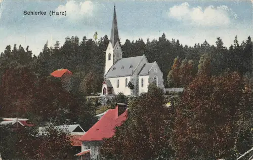Schierke (Harz) Postkarte AK 1922