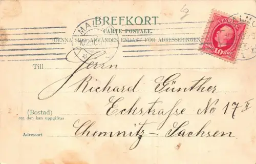 Malmö Morriska paviljongen Folkets park AK 1910