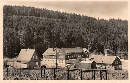 Totalansicht Mühlleiten beim Aschberg Vogtland Sachsen Postkarte