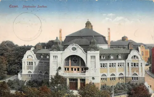 Essen Städtischer Saalbau Feldpostkarte AK 1916