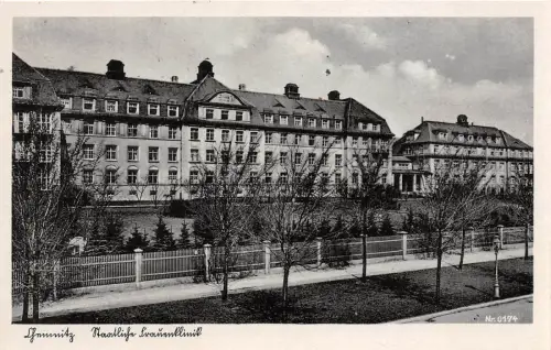 Chemnitz Sachsen Staatliche Frauenklinik gelaufen 1940