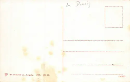 Luftkurort Oliva Partie aus dem Königl. Garten Danzig Postkarte AK