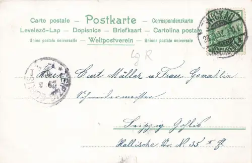 Fröhliche Ostern Engelskinder O schöne Zeit voll Frühlingslust Postkarte AK 1902