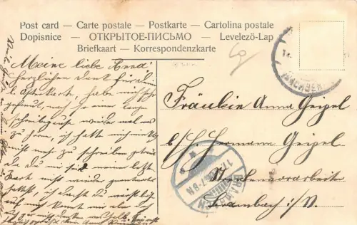 Zwickau i. Sa. Marienkirche Postkarte AK