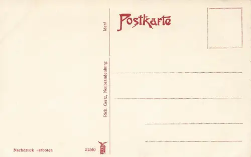 Am Treptower Tor Neubrandenburg Mecklenburg-Vorpommern Postkarte AK