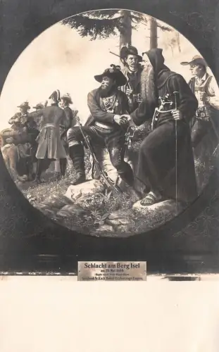 Schlacht am Berg Isel Patriotika Postkarte AK