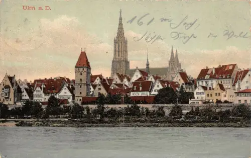 Ulm a. D. Ansicht Baden-Württemberg Postkarte AK 1908