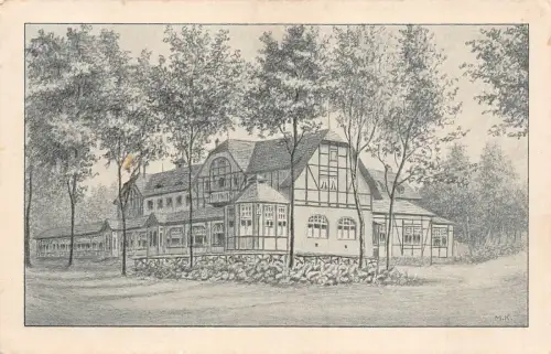 Chemnitz Sachsen Zeisigwaldschänke AK 1929