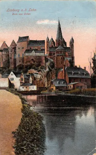 Limburg a. d. Lahn Dom von Osten Feldpostkarte AK 1918