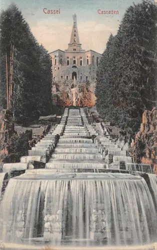 Cassel Cascaden Wilhelmshöhe Herkules Postkarte AK 1911