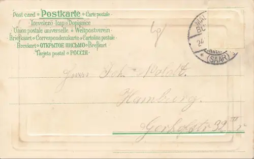 Fröhliche Weihnachten! Engelskind Flügel Halbmond Meer Boote Postkarte AK