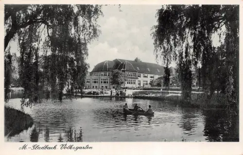 M.-Gladbach Volksgarten Postkarte AK 1940