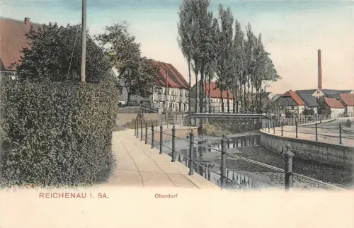 Reichenau Sachsen Oberdorf Postkarte