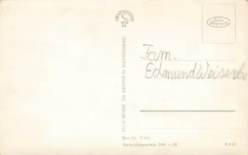 Ansicht Im Hafen in Saßnitz auf Rügen Mecklenburg-Vorpommern Postkarte AK