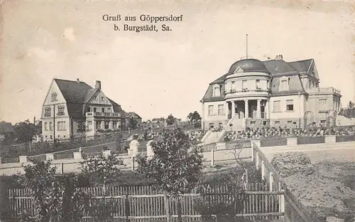 Gruß aus Göppersdorf b. Burgstädt Sa. Postkarte
