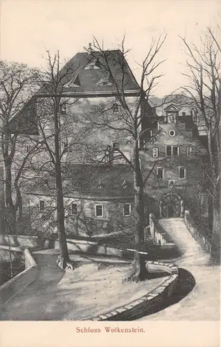 Schloss Wolkenstein Erzgebirge Sachsen Postkarte