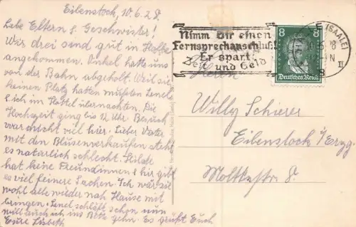 Halle a. S. Marktplatz Postkarte 1928