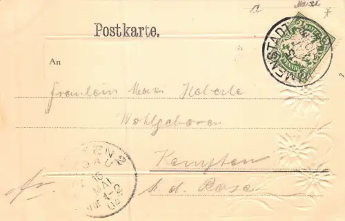 Immenstadt Ansicht Postkarte AK 1904