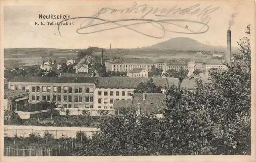 Neutitschein (Nový Jičín) K. k. Tabak-Fabrik Postkarte AK