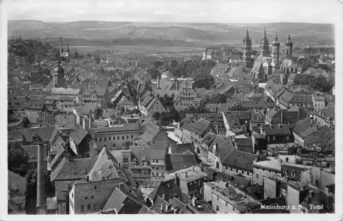 Stadtansicht Naumburg an der Saale Sachsen-Anhalt Postkarte AK 1940
