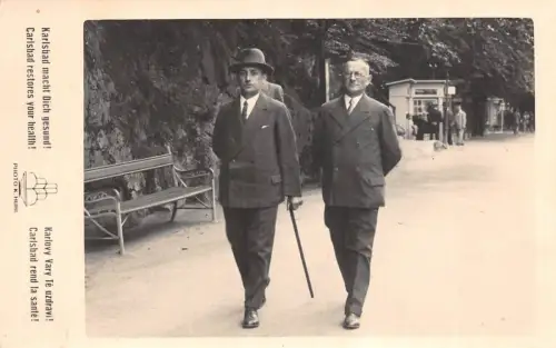 Karlsbad macht dich gesund! Postkarte AK