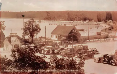 Bergsee Filzteich Neustädtel i. Erzgeb. Postkarte AK