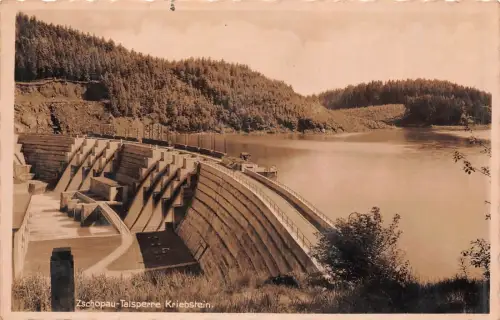 Zschopau-Talsperre Kriebstein Postkarte