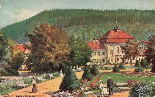 Bad-Elster Albertbad Postkarte AK 1910