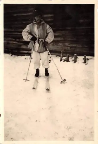 deutscher Soldat Tarnjacke Schneeschuh Chatsk Russland