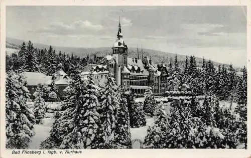 Bad Flinsberg i. Isgb. v. Kurhaus Postkarte