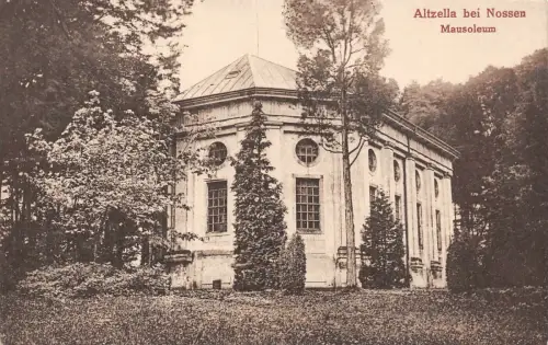 Altzella bei Nossen Mausoleum Postkarte AK