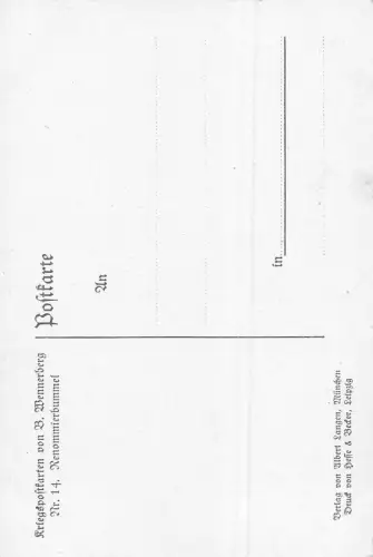 AK Patriotika Kriegspostkarte B. Wennerberg Nr. 14 Renommierbummel