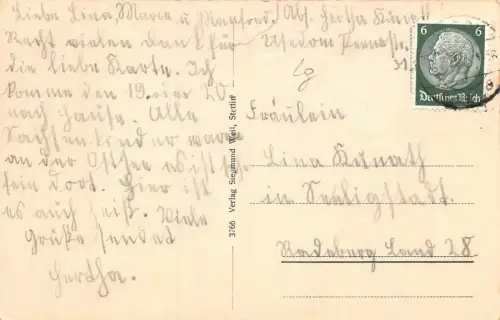 Seebad Swinemünde Osternothafen Ostmole Postkarte