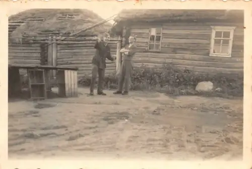 deutsche Soldaten Hütte in Spirowo Russland