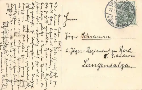 Stadtansicht Waldenburg Sachsen Postkarte AK 1910