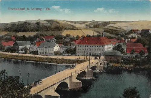 Fischendorf b. Leisnig i. Sa. Feldpostkarte AK 1916