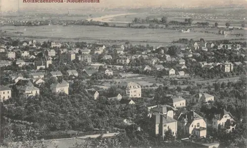 Kötzschenbroda - Niederlößnitz Totalansicht AK 1925