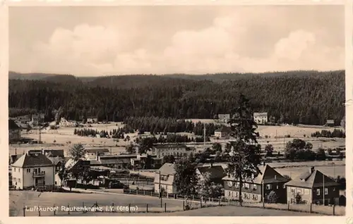 Totalansicht Luftkurort Rautenkranz Vogtland Sachsen Postkarte AK 1939
