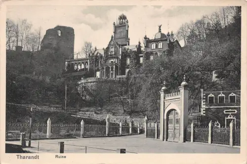 Ruine in Tharandt Erzgebirge Sachsen Postkarte AK